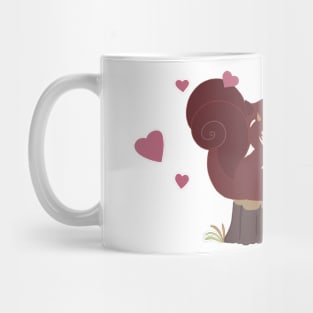 Squirrel Love Valentines Mug